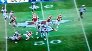 Jamaal Charles big hit [upl. by Ahsatal429]