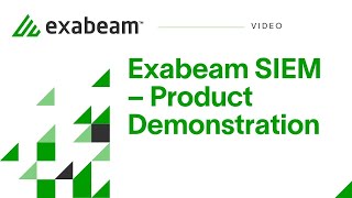 Exabeam SIEM Overview [upl. by Acinod]