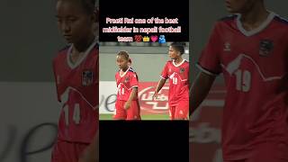 Best mid fielder of womens football team preetirai nepalifootballer womensfootballer goviral [upl. by Krispin]