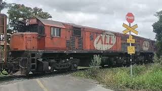 Trem Locotrol pegando velocidade entrando em Araquari SC Brasil 🇧🇷 trem sc brasil sul trilhos [upl. by Pavel]