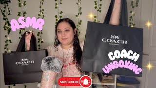 ASMR Coach Unboxing ✨👜✨ [upl. by Ecahc909]