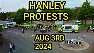 HANLEY PROTESTS 3RD AUGUST FLYBY [upl. by Anav]