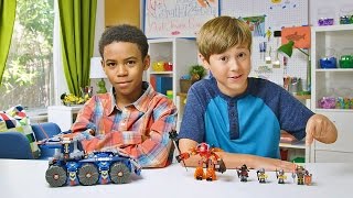 NEXO Knights  Axl’s Tower Carrier  LEGO Build Zone  Season 4 Episode 8 [upl. by Kin]