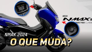 LANÇAMENTO YAMAHA 😍 Novo Nmax 160 Connected 2024 🔵 [upl. by Idnyl]