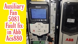 Auxiliary Fan not work  How to fix Auxiliary fan fault in Abb Acs880  Vfd repairing lab [upl. by Annoet]