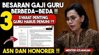 BARU ‼️INFO 3 SYARAT PENTING KEBAIKAN GAJI SELAIN SERTIFIKASI ‼️ [upl. by Vezza]