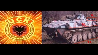 Live Albanian Attack destroying of serbians Tank APC BVP M80 Crew by KLA UCK during Kosovo War [upl. by Elnar]