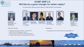 OCIMF SIRE 20  Will this be a gamechanger for tanker safety [upl. by Draw]