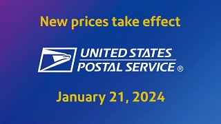 USPS Rate Change Highlights – January 21 2024 [upl. by Ynatirb]