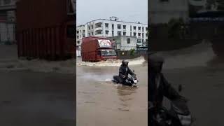 wagholi lohegaon road pune rain [upl. by Leslee]