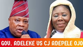 ILE EJO PASE FUN GOMINA ADELEKE PE KO GBODO YO ADAJO AGBA ADEPELE OJO TI IPINLE OSUN [upl. by Haridan792]