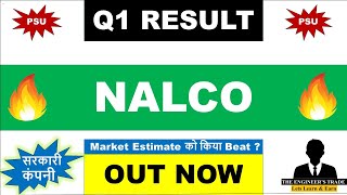 Nalco Q1 Results 2025  Nalco Results Today  Nalco Share News Today  National Aluminium Share [upl. by Odranoel]