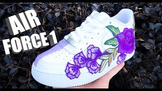 FLORAL AIR FORCE 1 CUSTOM  Jordan Vincent [upl. by Edmond]