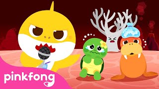 SOS Sea Animals  Climate Change  Save Earth  Recycling for Kids  Pinkfong Educational Songs [upl. by Aryamoy]