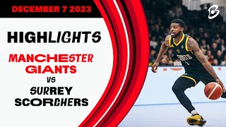 Manchester Giants vs Surrey Scorchers  Game Highlights [upl. by Tye180]