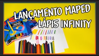 TESTEI O LÁPIS DE COR INFINITY MAPED [upl. by Tizes]