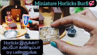 Miniature Horlicks Burfi  How to prepare Horlicks Burfi  Burfi using miniature kitchen toys [upl. by Unity]