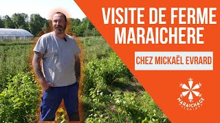 Visite de ferme maraichère  Chez Mickaël Evrard Maraicher Bio dans la Somme [upl. by Anaeli]