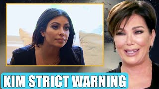 LEAVE US ALONE Kim Kardashian Gives Kris Jenner STRICT WARNING To Stay Off Her Children [upl. by Aleil901]