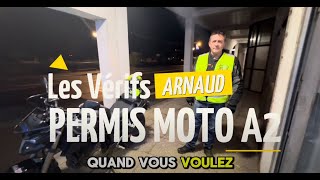 La vérification du permis moto A2 par Arnaud [upl. by Ibob143]