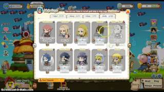 Pockie Ninja 2 Social  Gold Ninja Recruited Taijutsu [upl. by Eimmak]