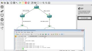 IPsec Tunnel on GNS3 with CCP [upl. by Jolie]