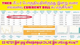 How to Take Reading in EB Meter and Calculate EB Bill  TNEB  Tamil [upl. by Eceinart]