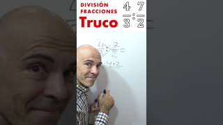 😎TRUCO PARA DIVIDIR FRACCIONES➗ [upl. by Mas926]