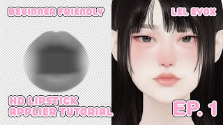 How To Create Skinless LeLutka EvoX HD Lipsticks  Second Life Tutorial Pt1 [upl. by Tennaj]