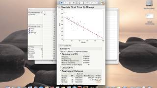 JMP instructions Linear regression and residual plots [upl. by Py]