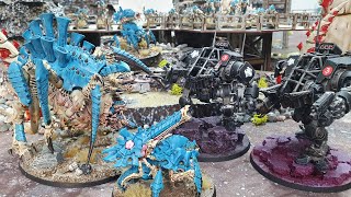 Space Marines vs Tyranids 2 v 2 Warhammer 40k battle report [upl. by Korfonta]