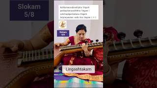 Lingashtakam  Slokam 58 music shorts veena [upl. by Lolanthe]