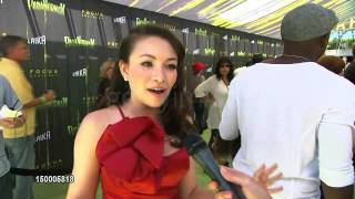 Jodelle Ferland Interview at the World Premiere of Paranorman [upl. by Ecnarolf]