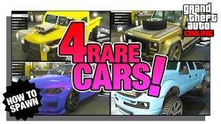 How to Spawn 4 RARE Street Vehicles Including the Chrome Dubsta GTA Online [upl. by Fairfax]