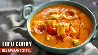 Restaurant Style Tofu Curry Recipe  How To Cook Indian Style Tofu Curry  Side Dish Recipes  Varun [upl. by Kissie]