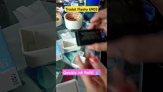 how to Refill trodat flashy 6903 trodat inkrefill viral shorts [upl. by Scotti]