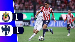 ¡NADA PARA NADIE CHIVAS 1 MONTERREY 1 POR LA JORNADA 10  LIGA MX APERTURA 2024  REY DEPORTIVO [upl. by Oiramrej]