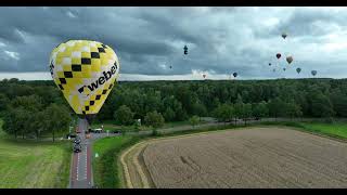 twente ballooning 2024 4K [upl. by Arihsaj915]