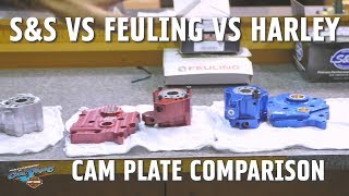 Comparing Cam Plate Oil Systems  SampS Feuling Harley Stock  Shop Talk Episode 6 [upl. by Mitzl40]