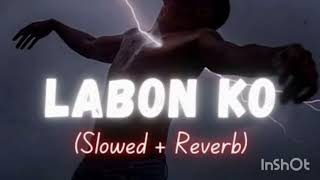 Labon Ko Slowed  Reverb  Bhook Bhulaiya  KK  song viralsong [upl. by Smiga578]