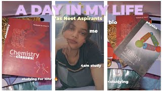 A Day In My Life As A Neet Aspirants 11th grader  first study 📖 vlog [upl. by Ardnalak]