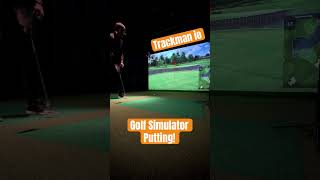 Home Golf Simulator  Putting with Trackman iO Check this tip out golf golfsimulator [upl. by Ettevets]