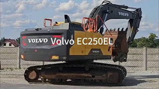 EC250EL volvo 25ton used hydraulic excavator for sale [upl. by Elhsa]