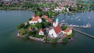 Wasserburg Bodensee Rundflug Aerial Video [upl. by Elbag]