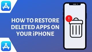 How to Restore Deleted Apps on Your iPhone or iPad  2022 Method [upl. by Yanehs96]