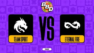 EN Team Spirit vs Eternal Fire  BetBoom Dacha CS2 Belgrade 2024 Playoff [upl. by Eekram]