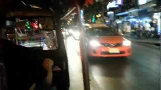 Crazy Tuk Tuk Driver in Thailand [upl. by Morril]