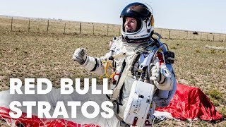 Red Bull Stratos  World Record Freefall [upl. by Ross]