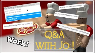 QampA  Ask Me Anything With Jo  Roblox  Welcome to Bloxburg [upl. by Suaeddaht440]