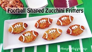 Zucchini Football Fritters [upl. by Eilagam]